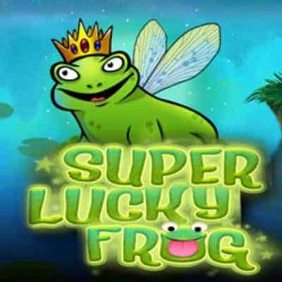 Super glücklicher Frosch