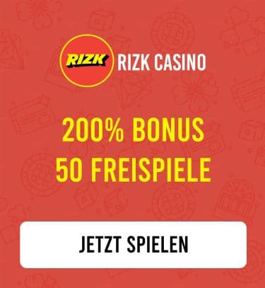 Deposit bonus with Rizk