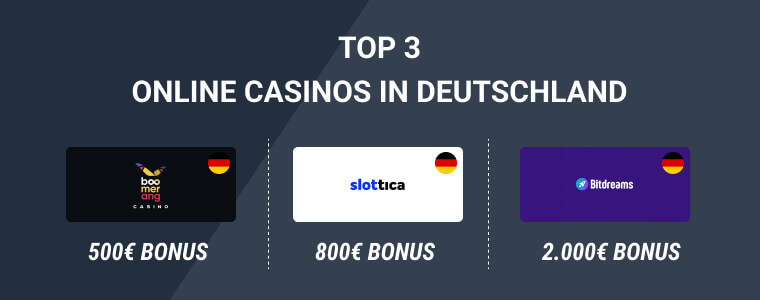 top 3 online casinos in deutschland