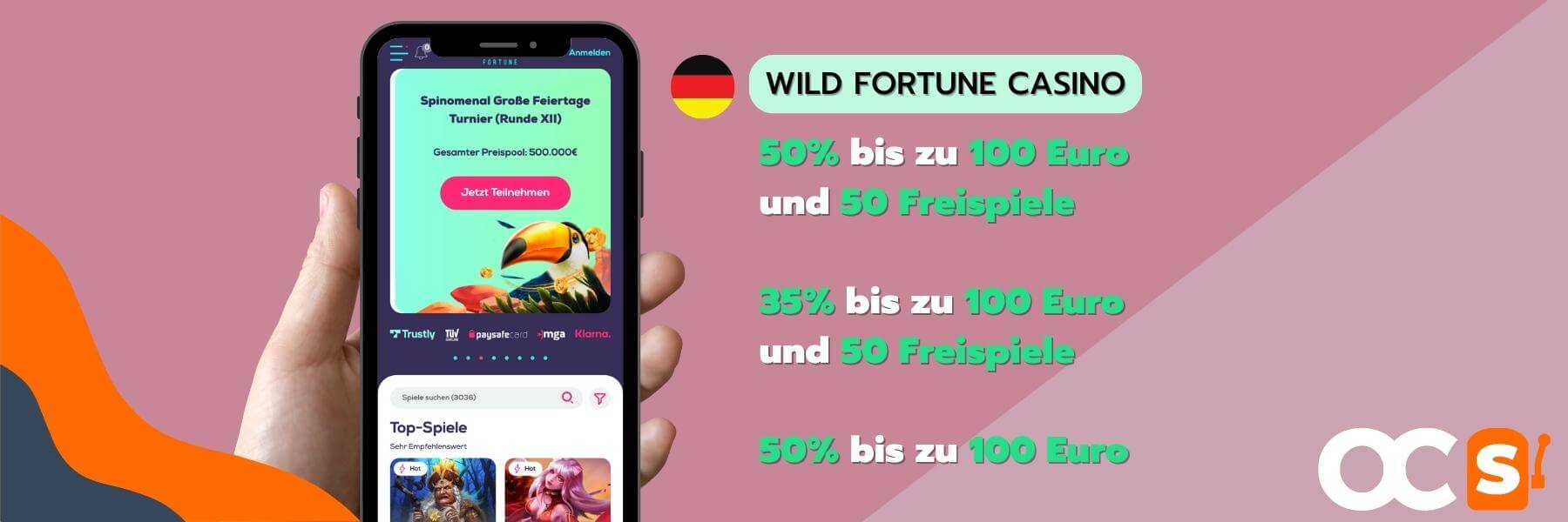 wild fortune bonus